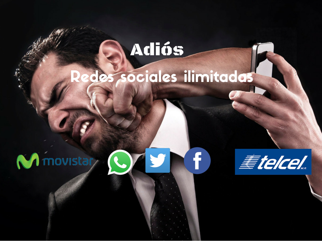 Se acabaron las redes sociales ilimitadas con Telcel y Movistar?