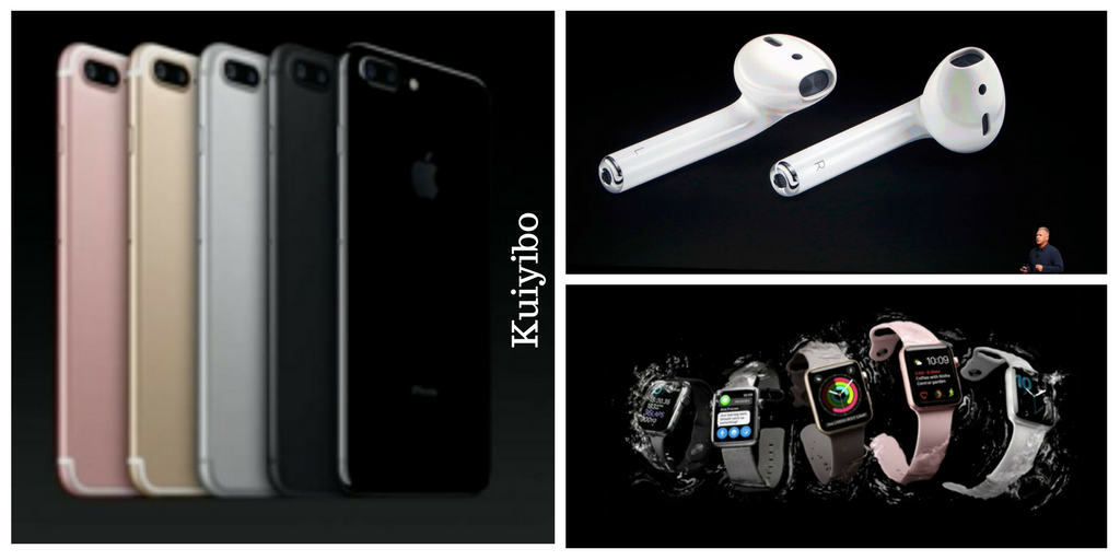 iPhone 7, Apple Watch versión 2, AirPods