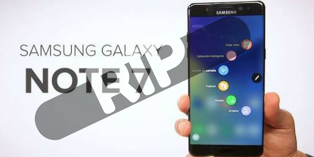 Samsung descontinua definitivamente el Note 7